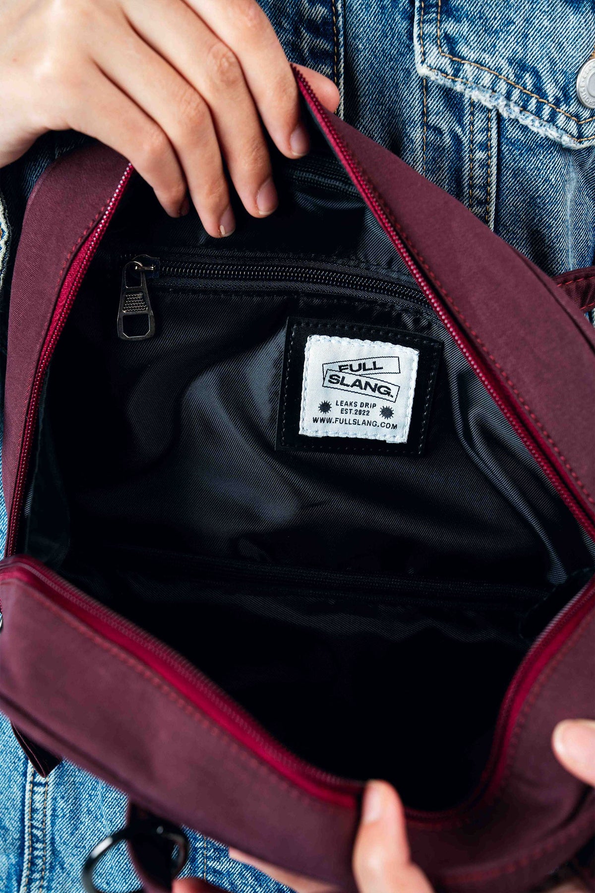 Burgundy Shoulder Bag