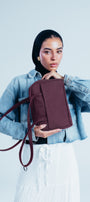 Burgundy Shoulder Bag