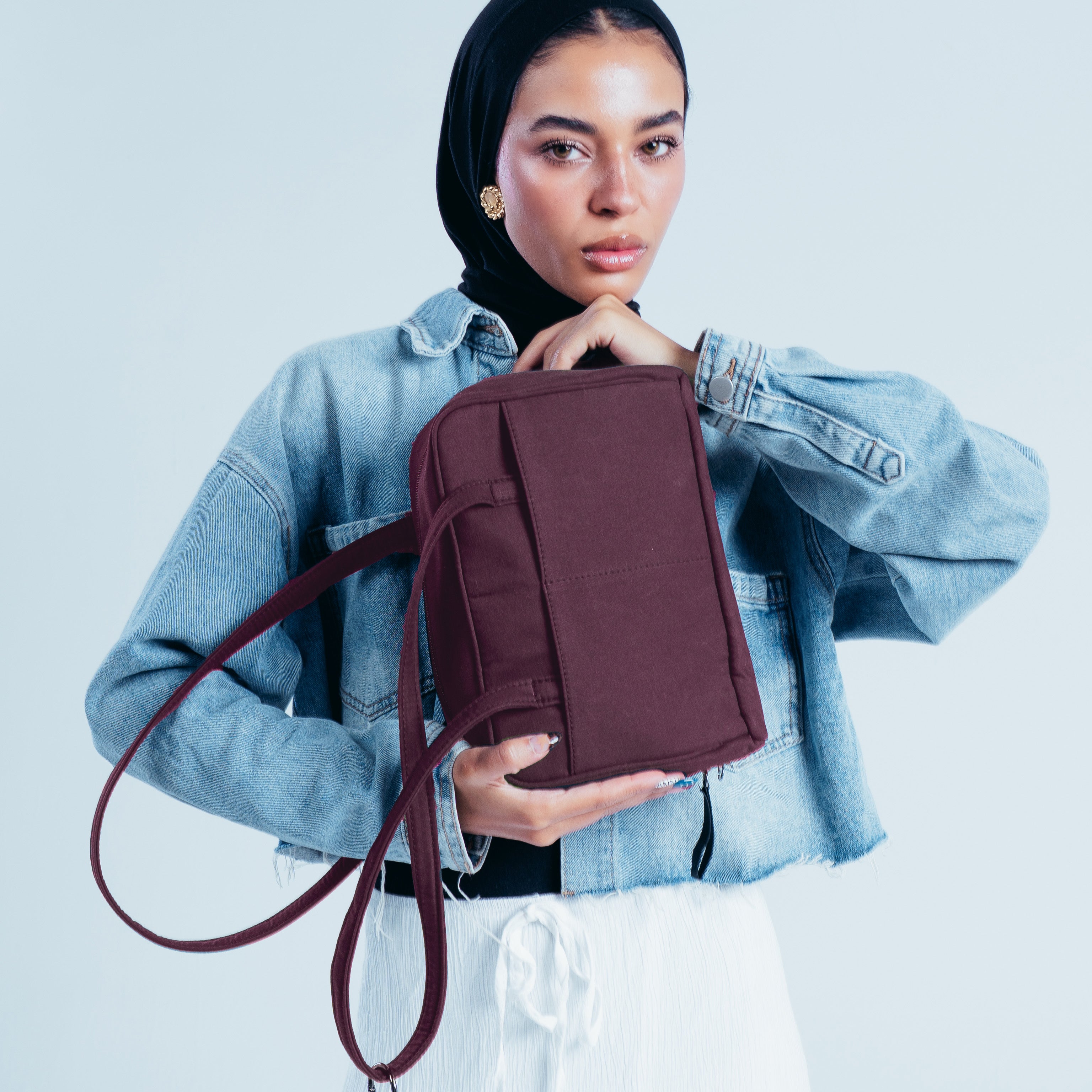 Burgundy Shoulder Bag