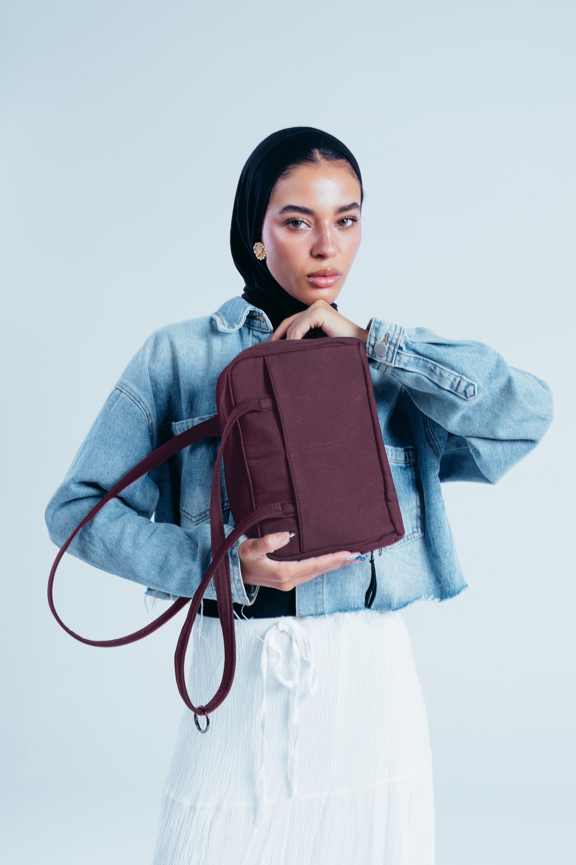Burgundy Shoulder Bag