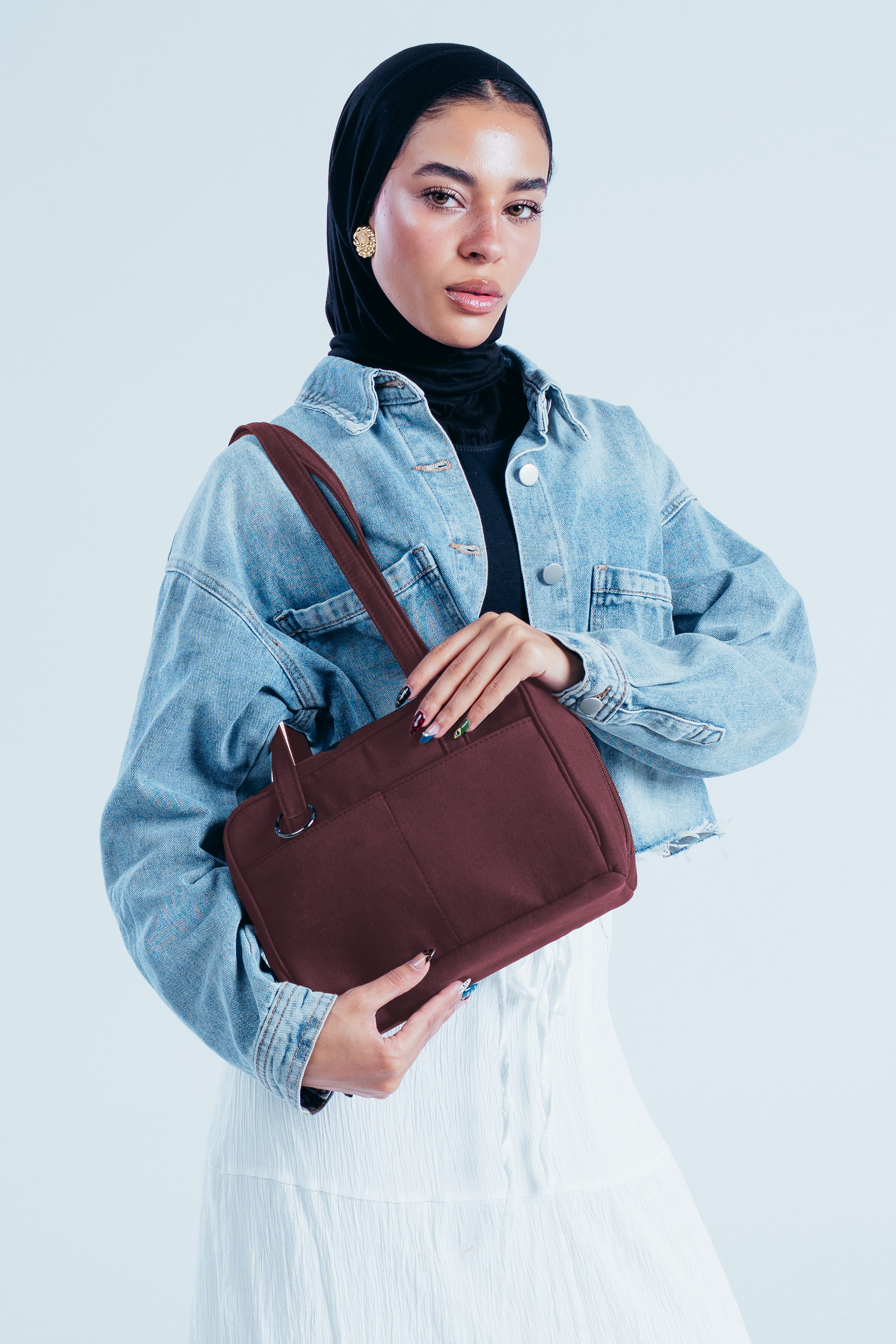 Burgundy Shoulder Bag