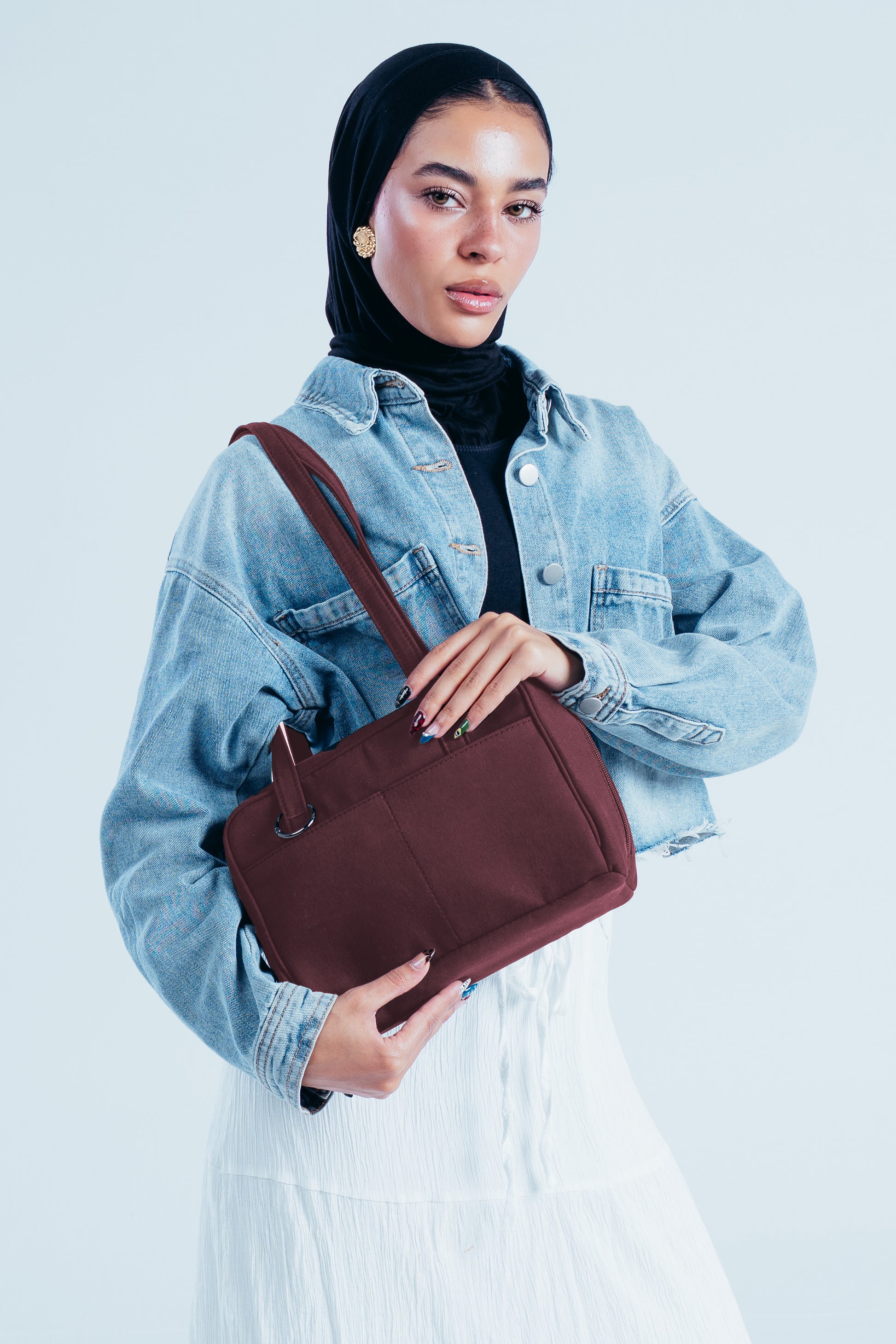 Burgundy Shoulder Bag