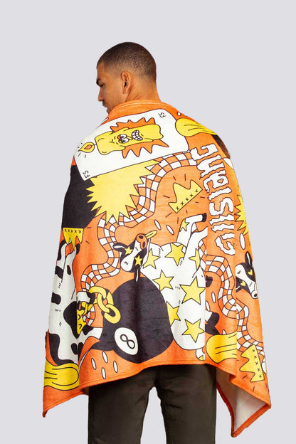 CASH COW THROW BLANKET