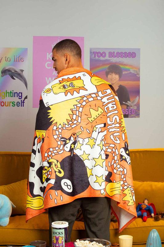 CASH COW THROW BLANKET