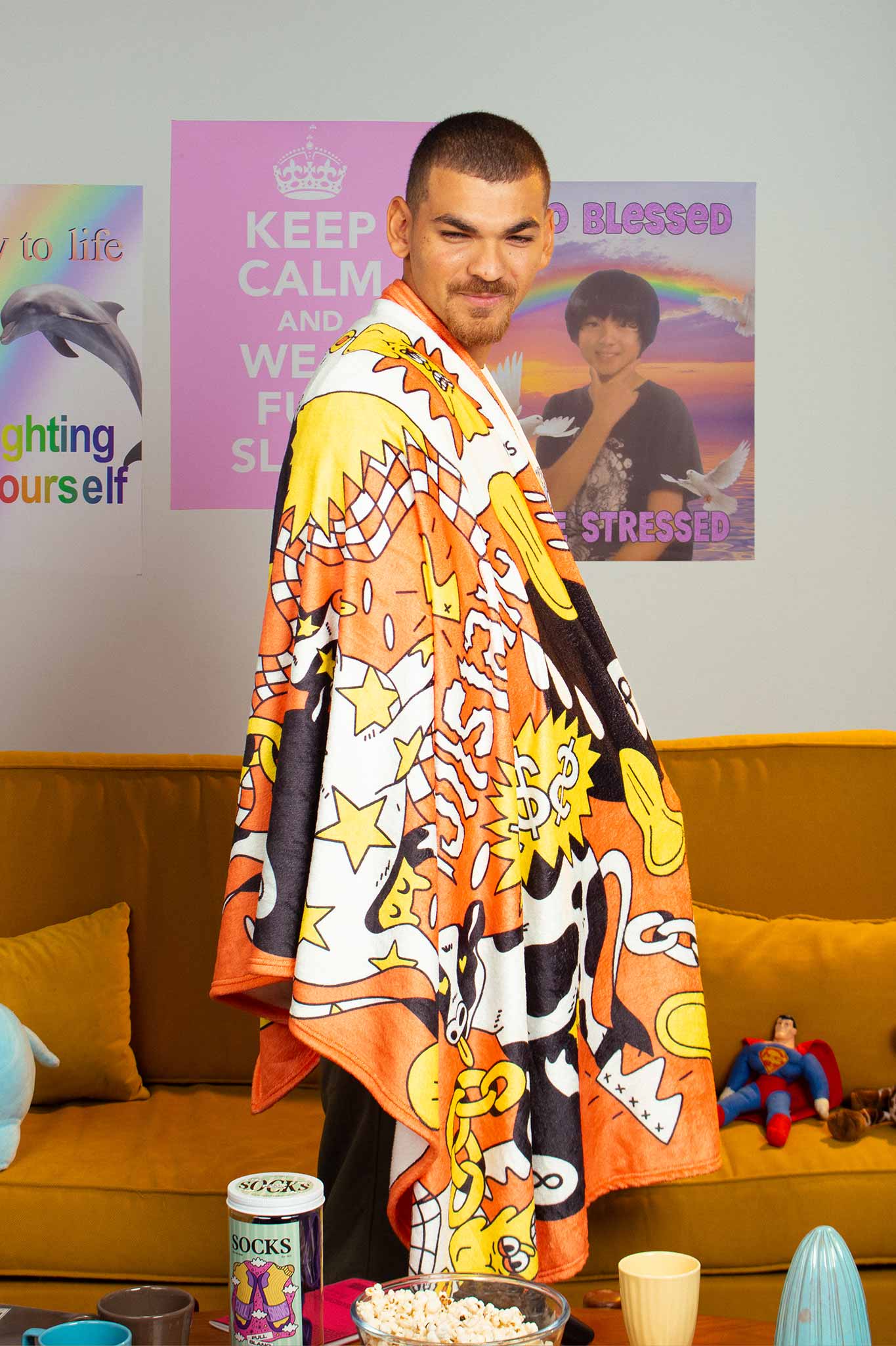 CASH COW THROW BLANKET