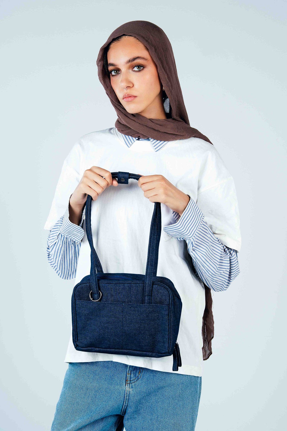 Denim Shoulder Bag