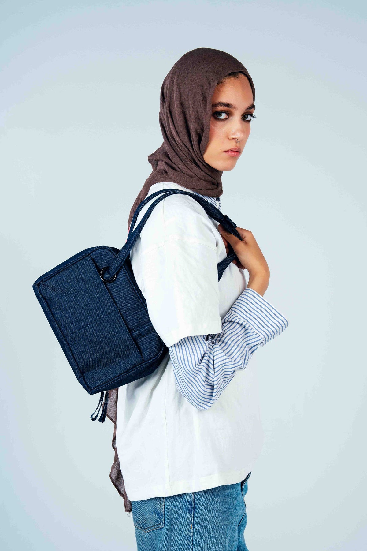 Denim Shoulder Bag