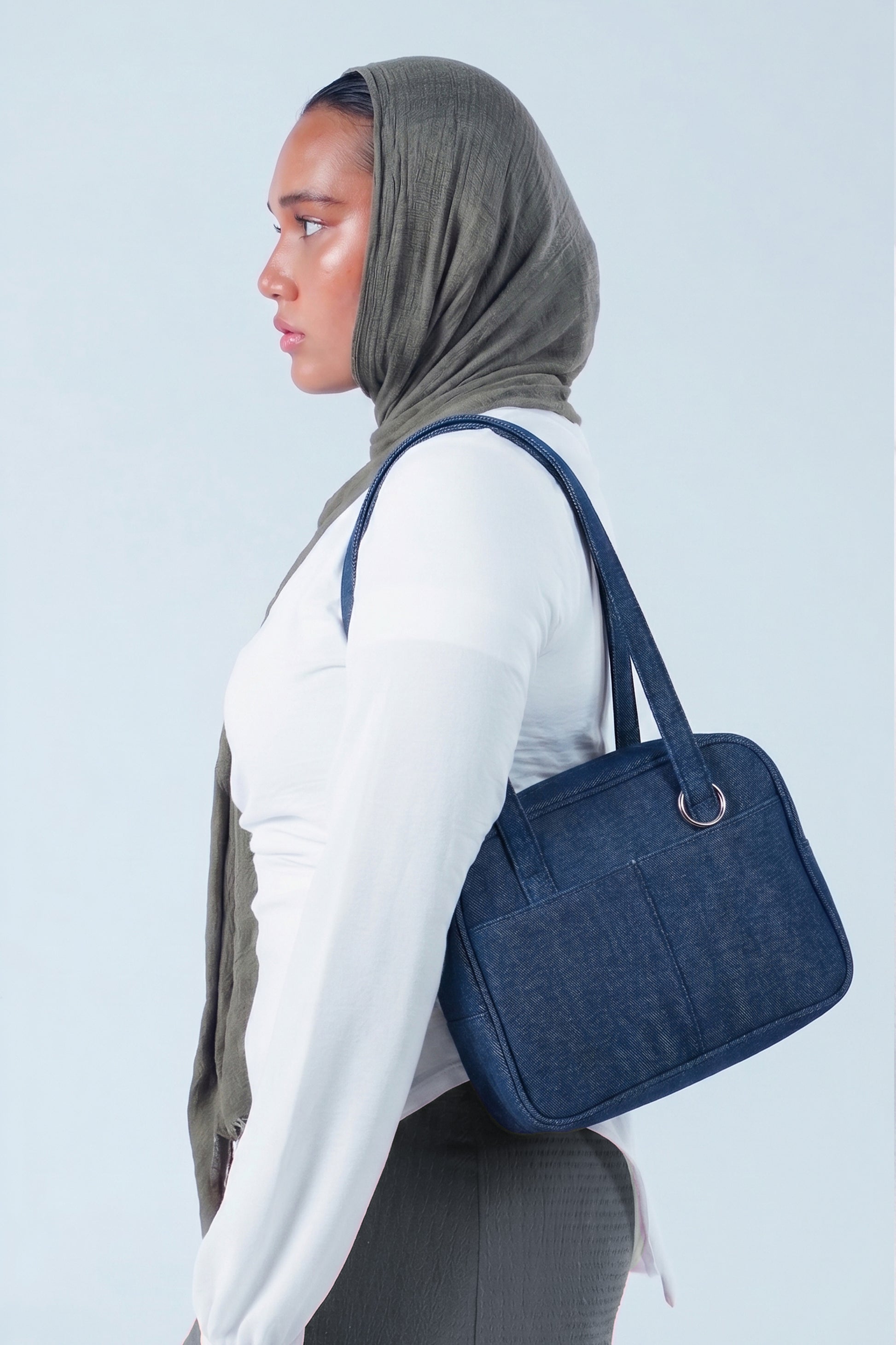 Denim Shoulder Bag