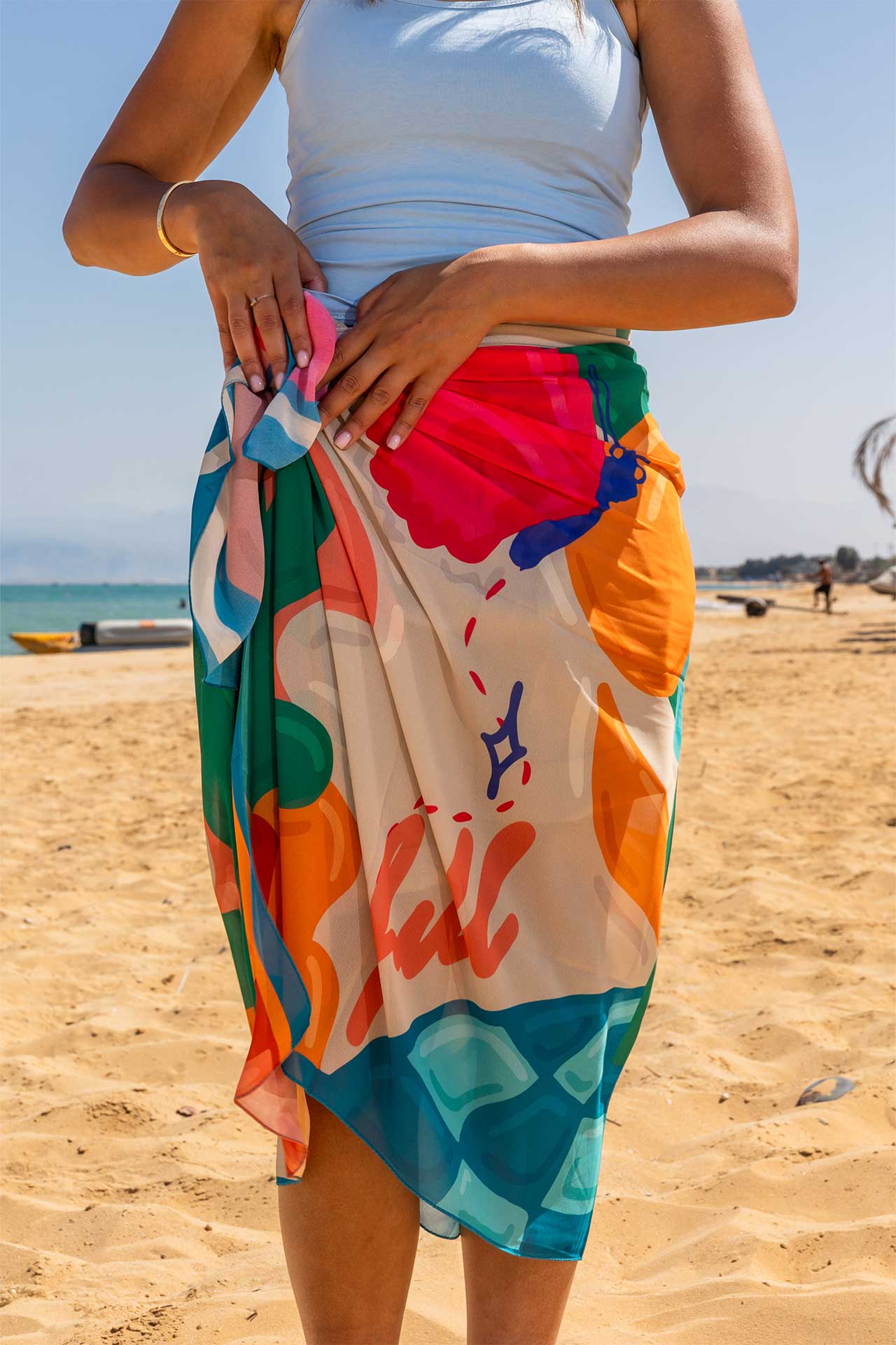 Disco Bloom Beach Coverup