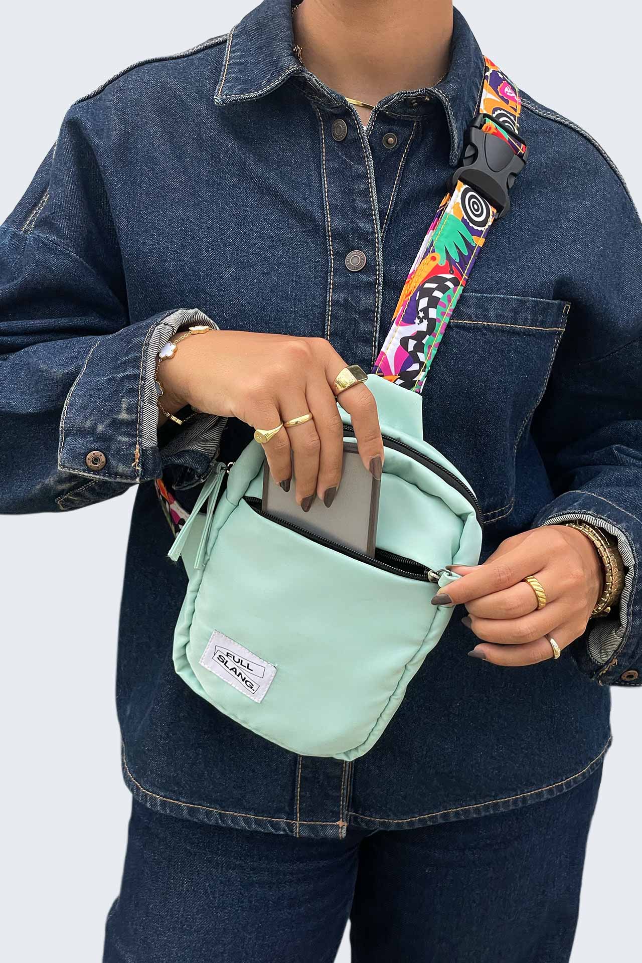 Fresh mint Crossbag