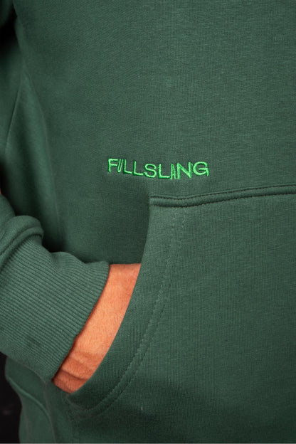 Green Plain Hoodie