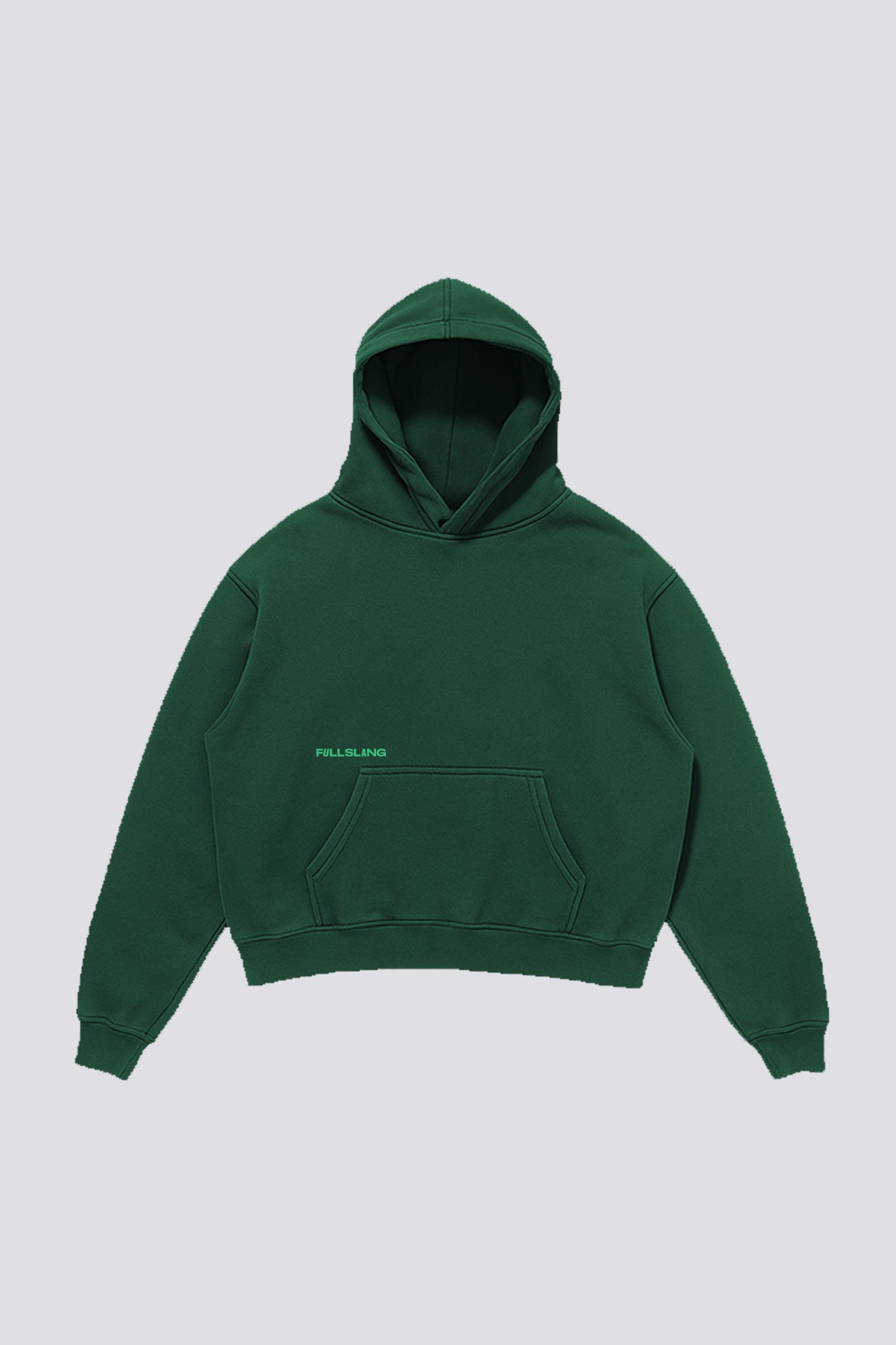 Green Plain Hoodie