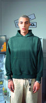 Green Ombre Washed Hoodie