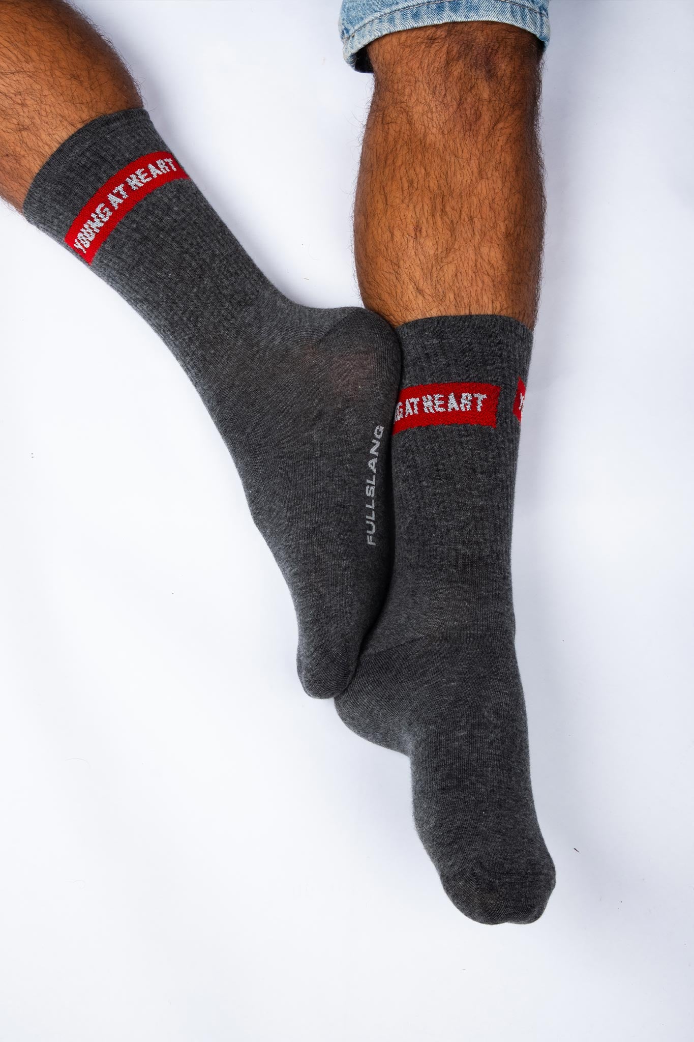 Young At Heart Crew Socks