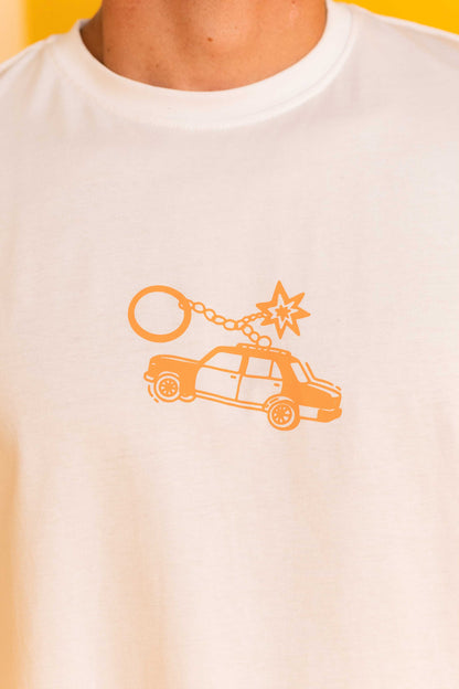 Loran Gang White Oversized Tee