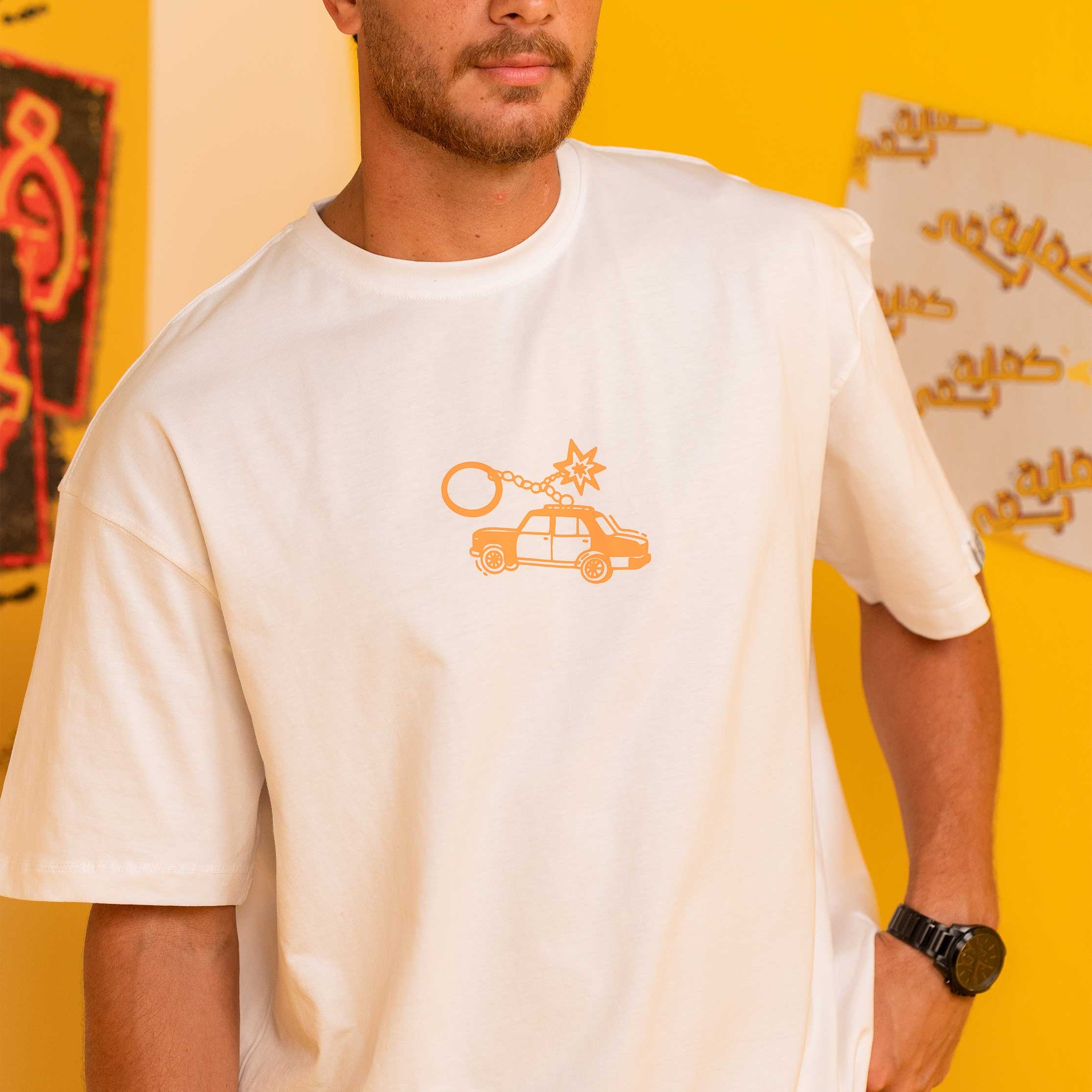 Loran Gang White Oversized Tee