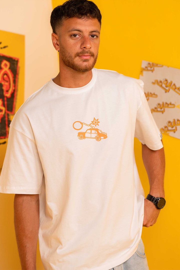 Loran Gang White Oversized Tee
