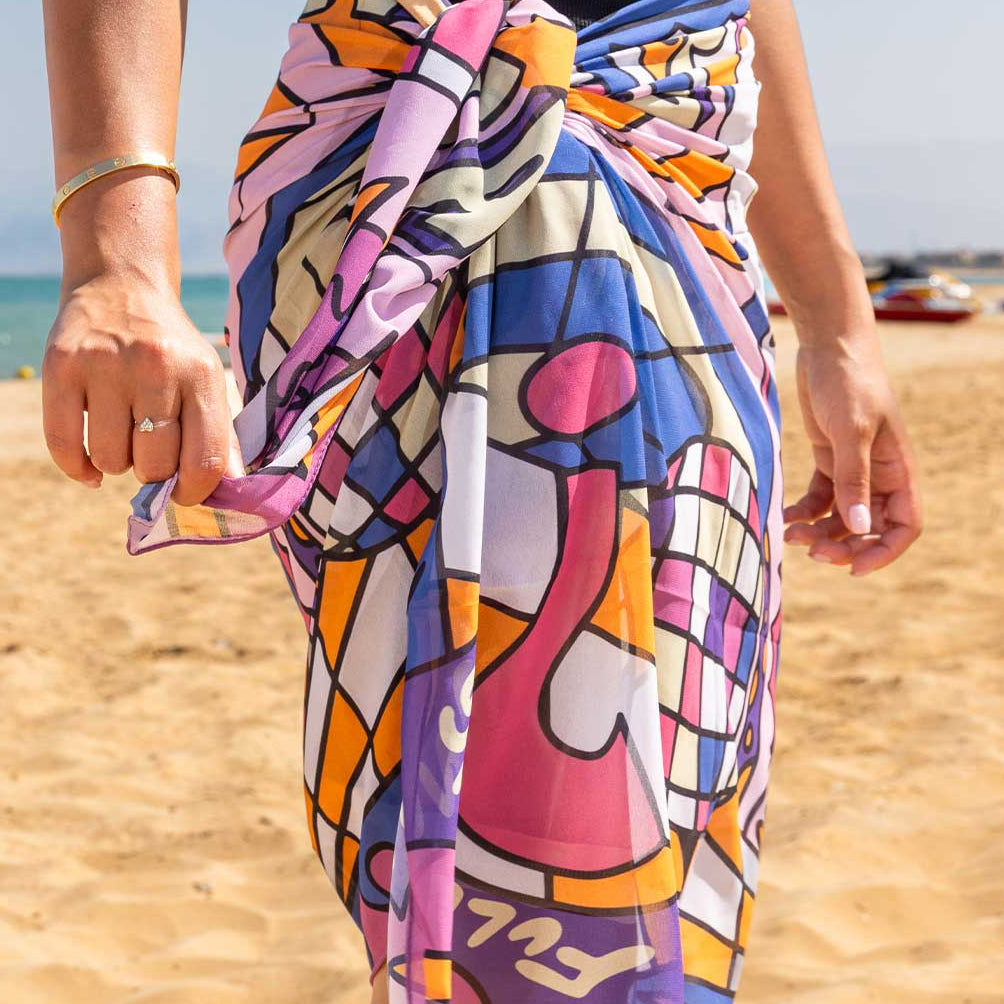 Lunar Portal Beach Coverup