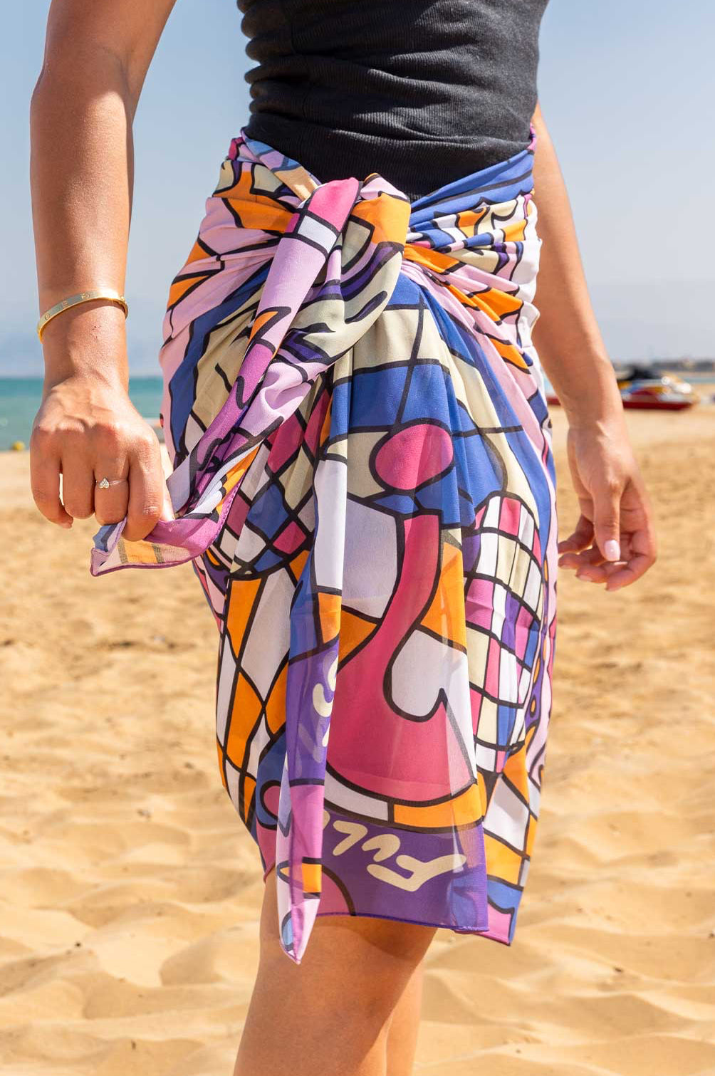 Lunar Portal Beach Coverup