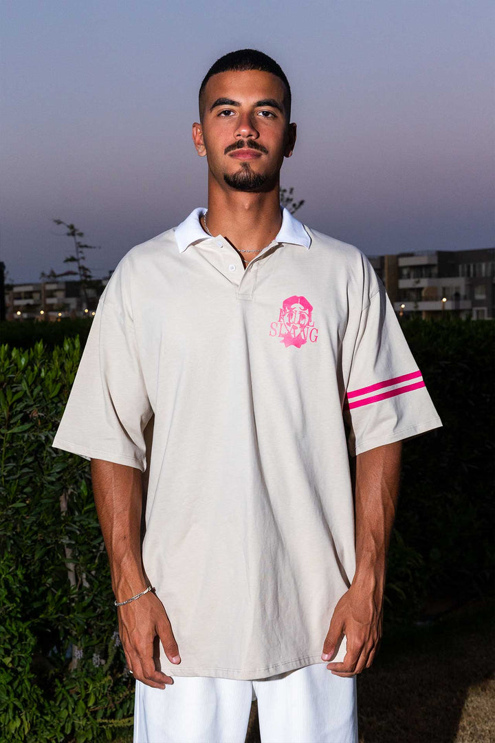 No Harm Printed Polo