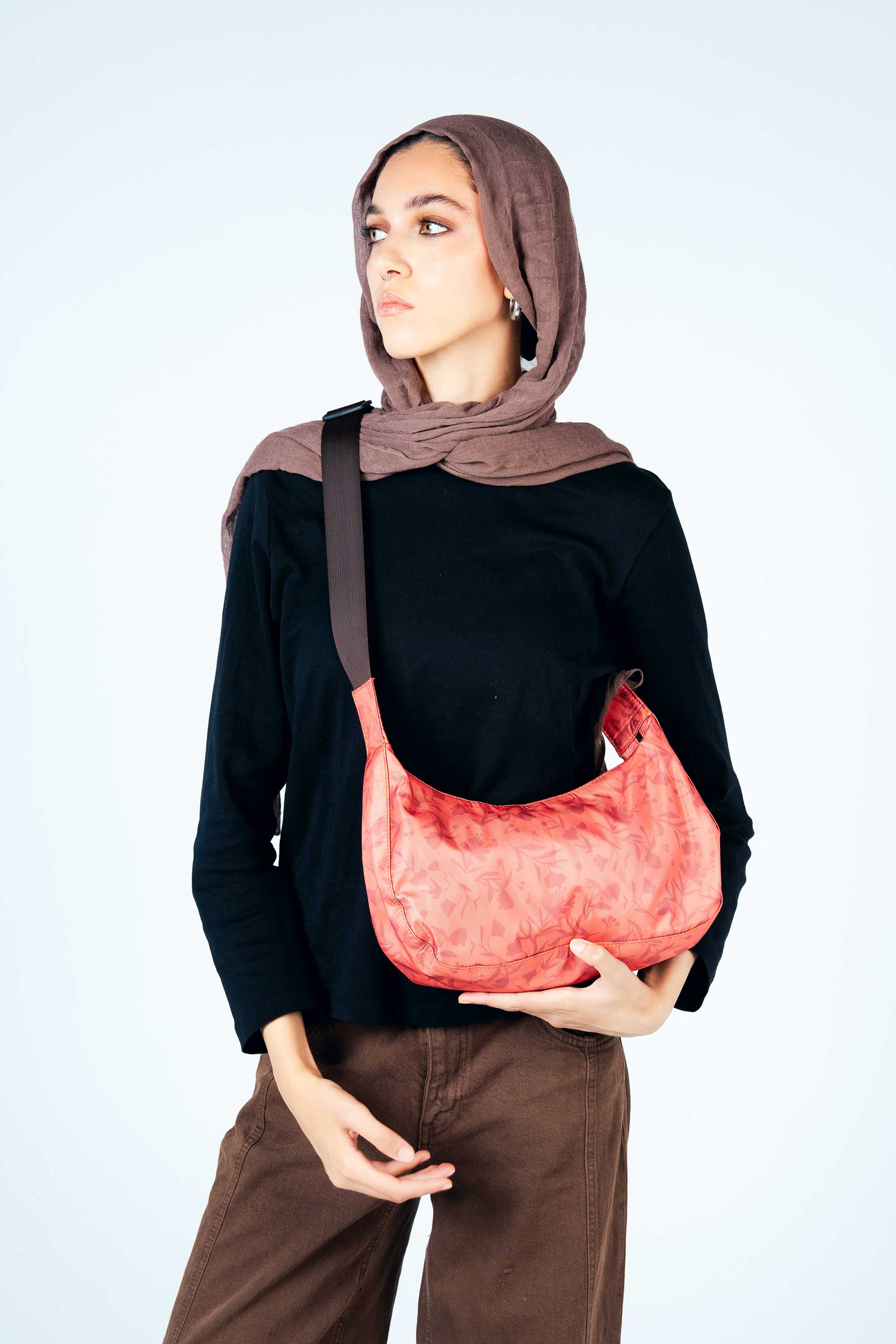 Rust Crescent Bag