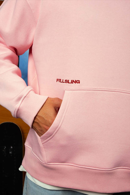 Pink Plain Hoodie
