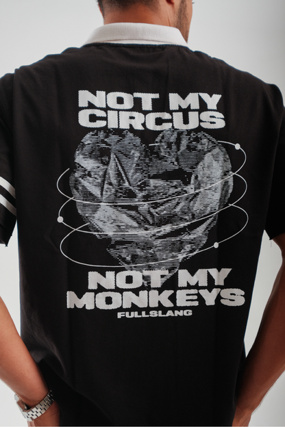 Not My Circus Printed Polo