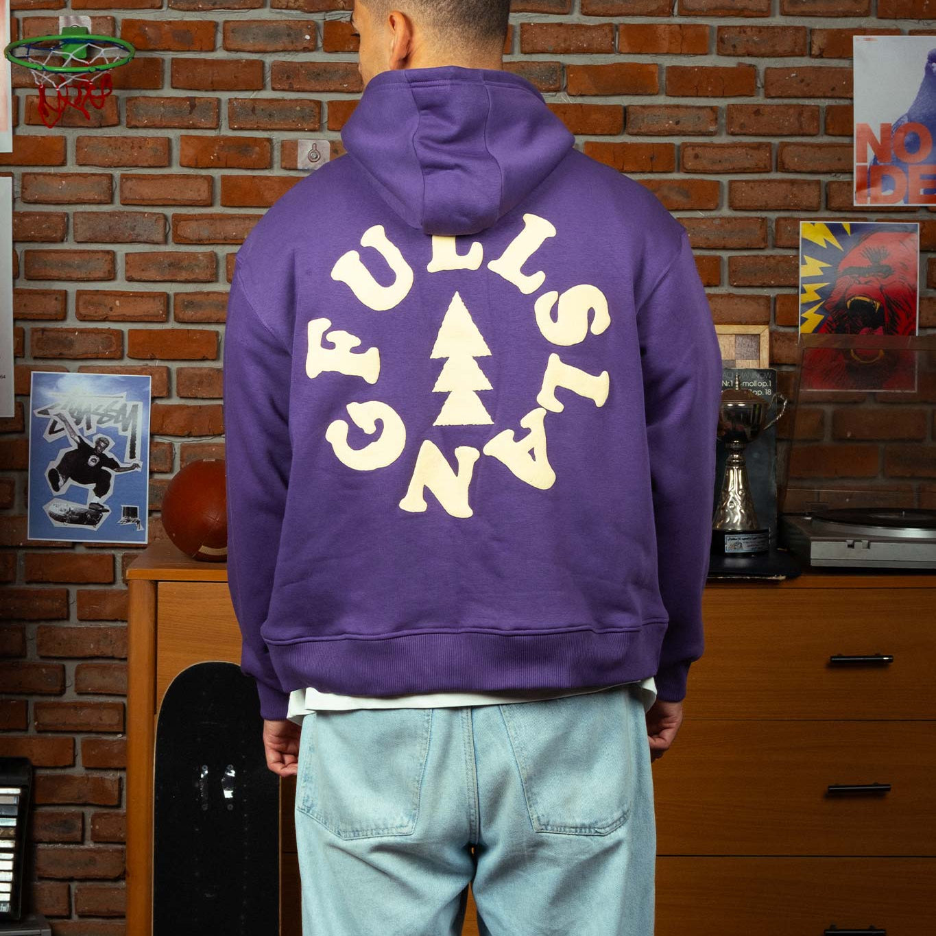 Core Hoodie In Purple