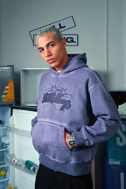 Violet Washed Hoodie