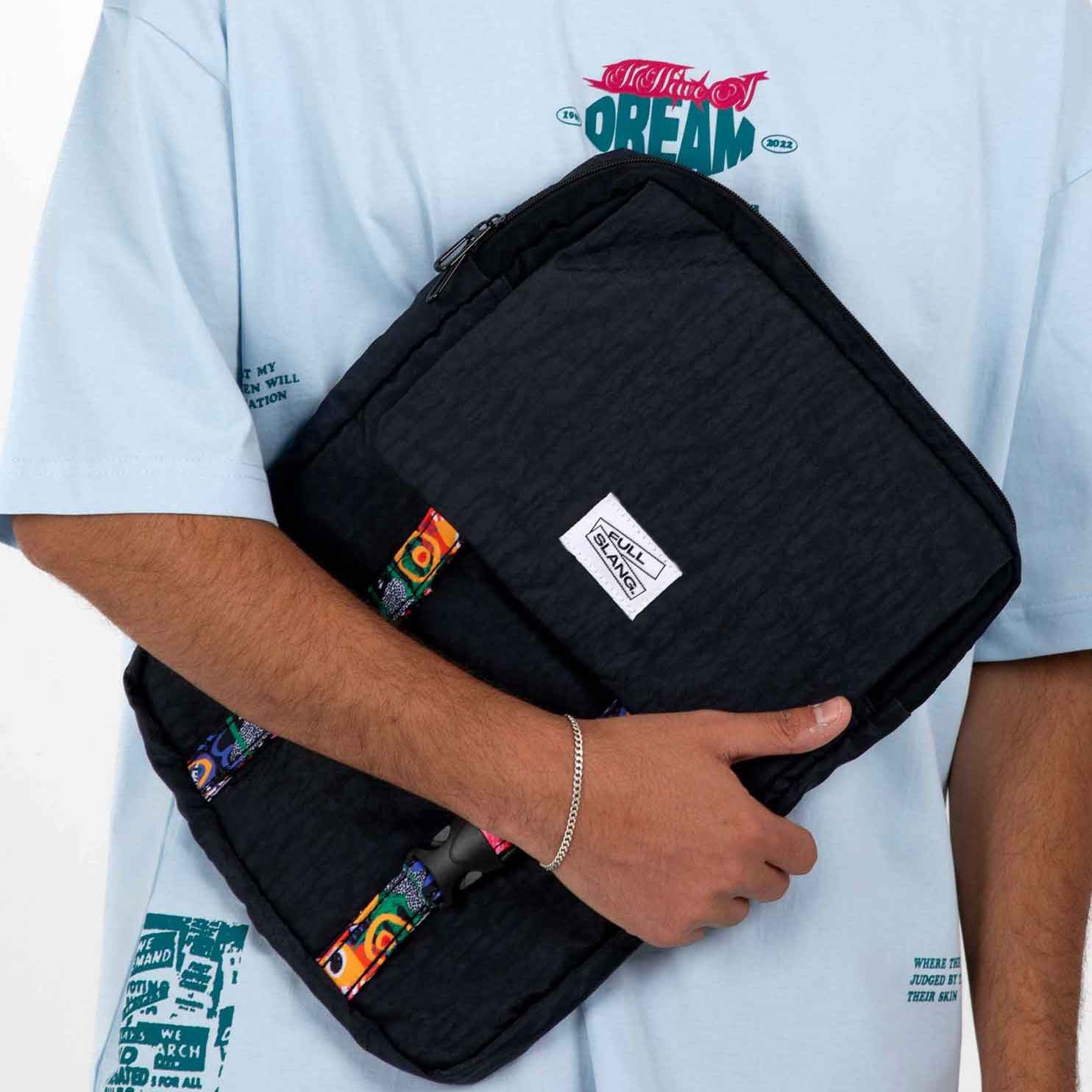 Quirky Laptop Sleeve in Black