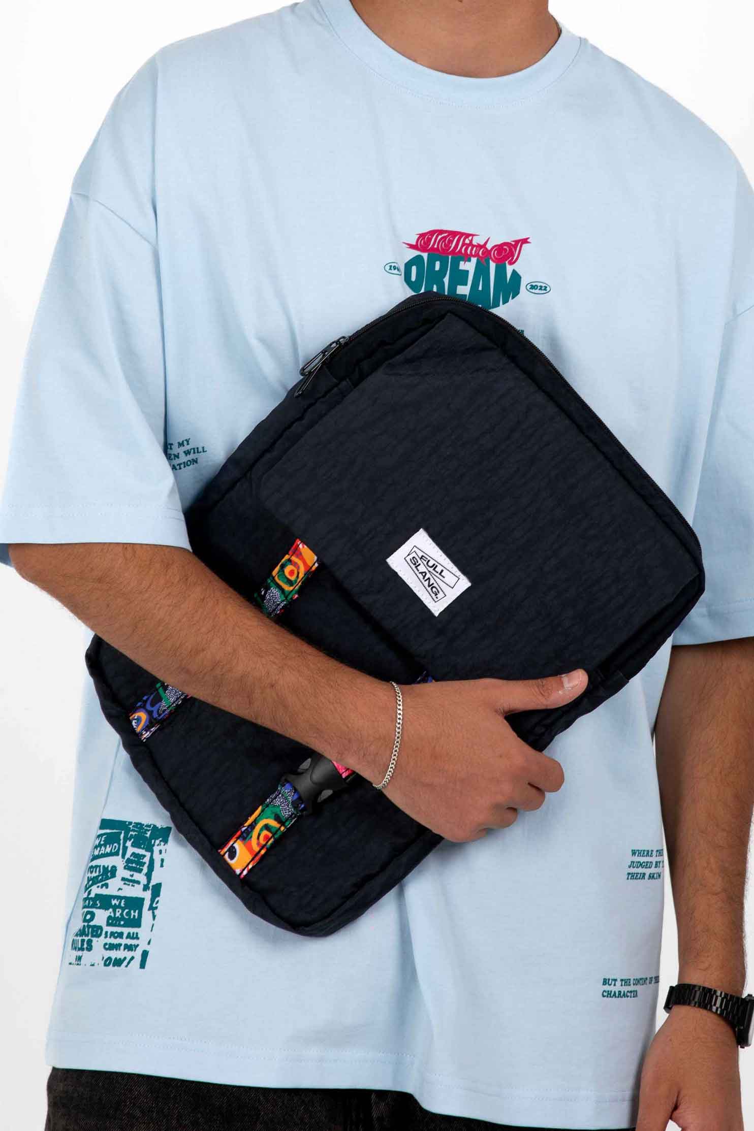 Quirky Laptop Sleeve in Black