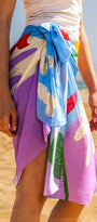Red Pedals Beach Coverup