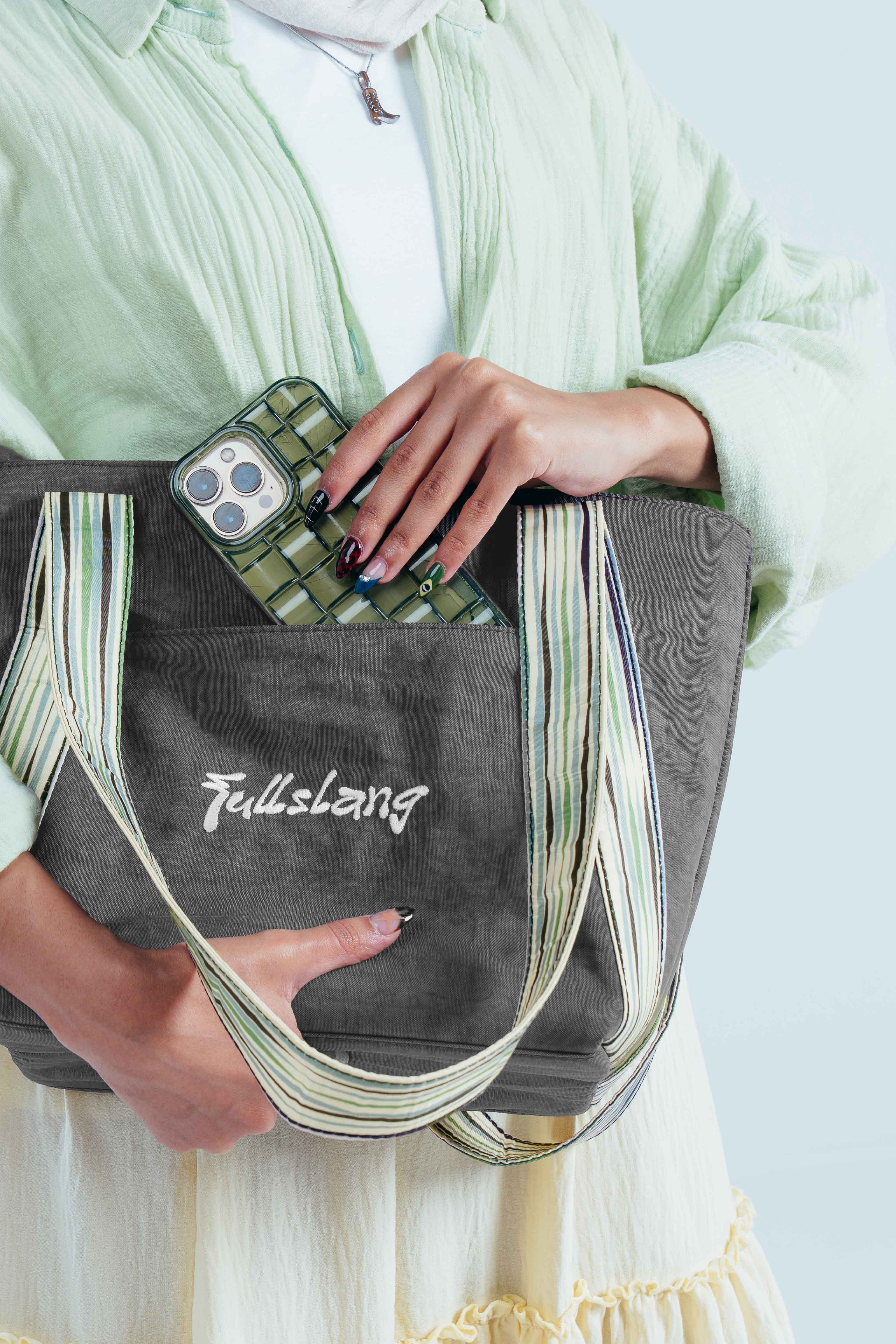 Ribbed Everyday Tote Bag