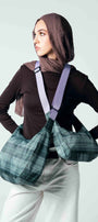 Tartan Crescent Bag