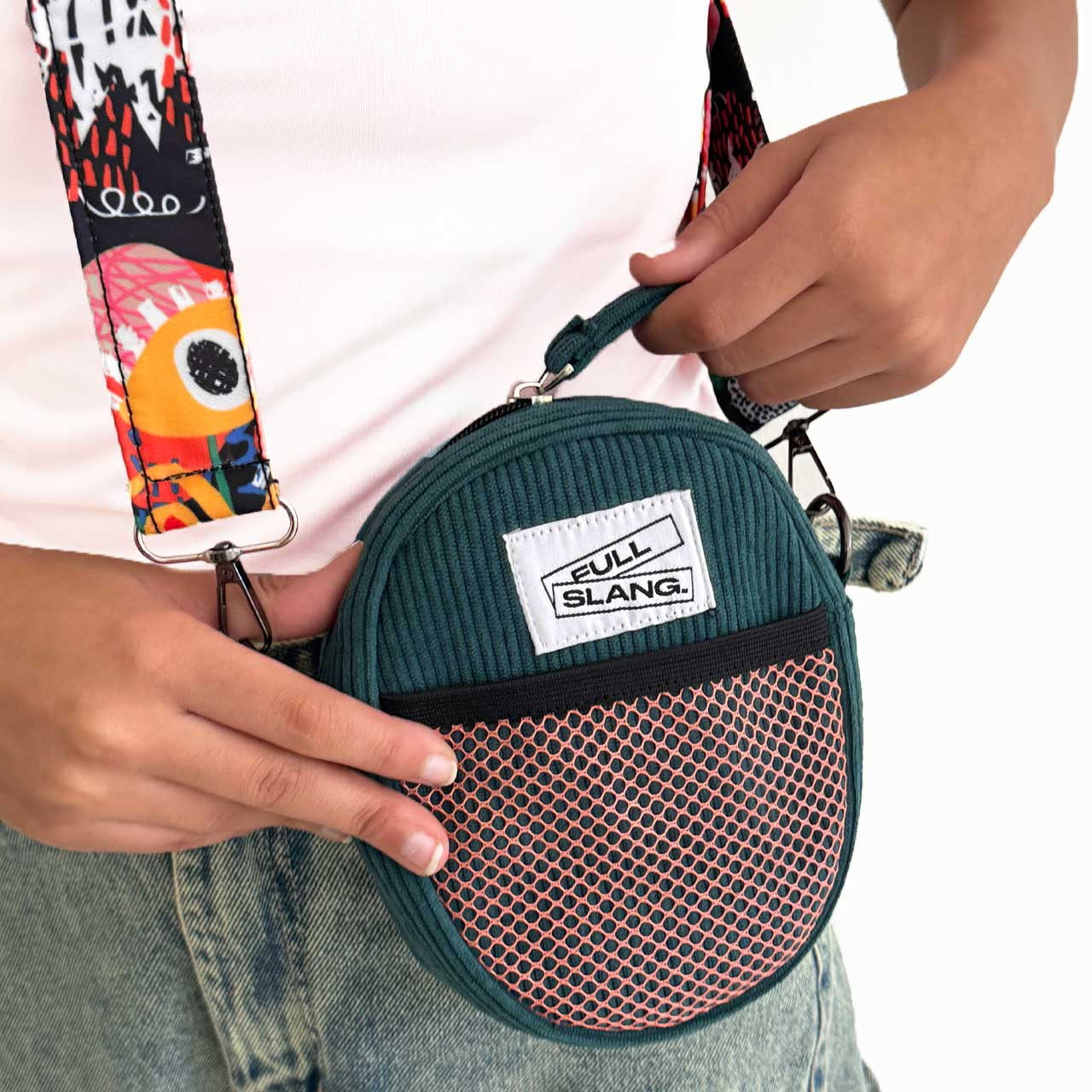 The Pine Green Teeny Bag