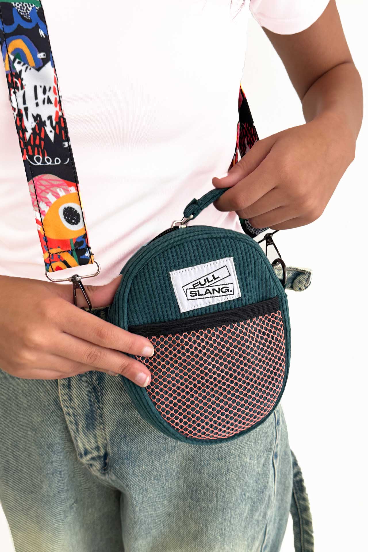 The Pine Green Teeny Bag