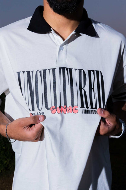 Uncultured Swine Printed Polo