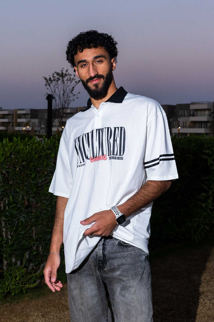 Uncultured Swine Printed Polo