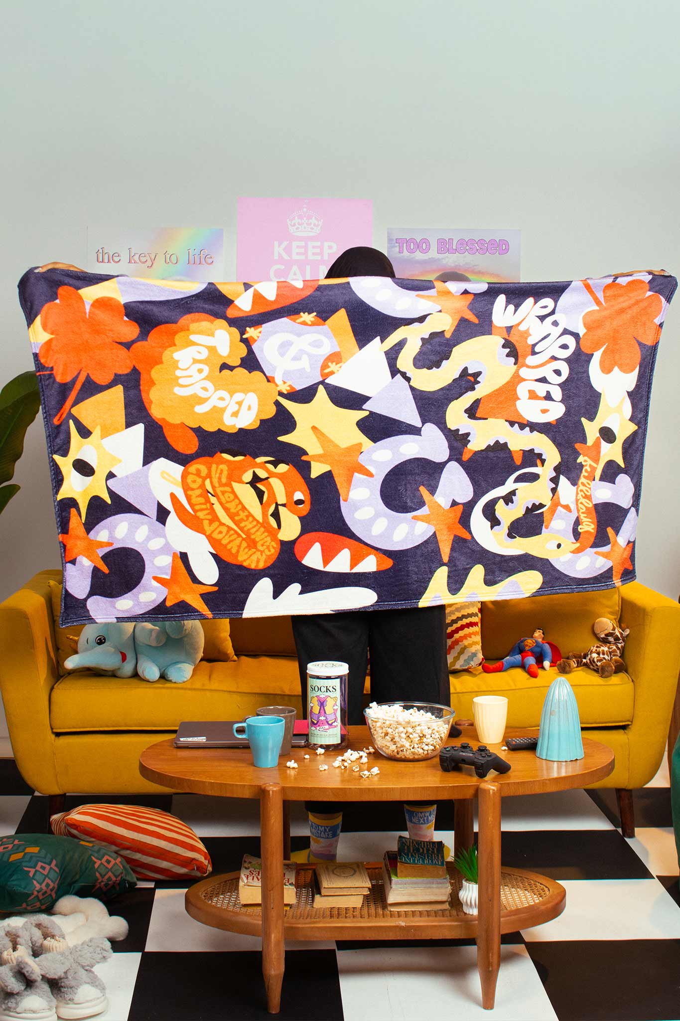 Wrapped & Trapped Blanket