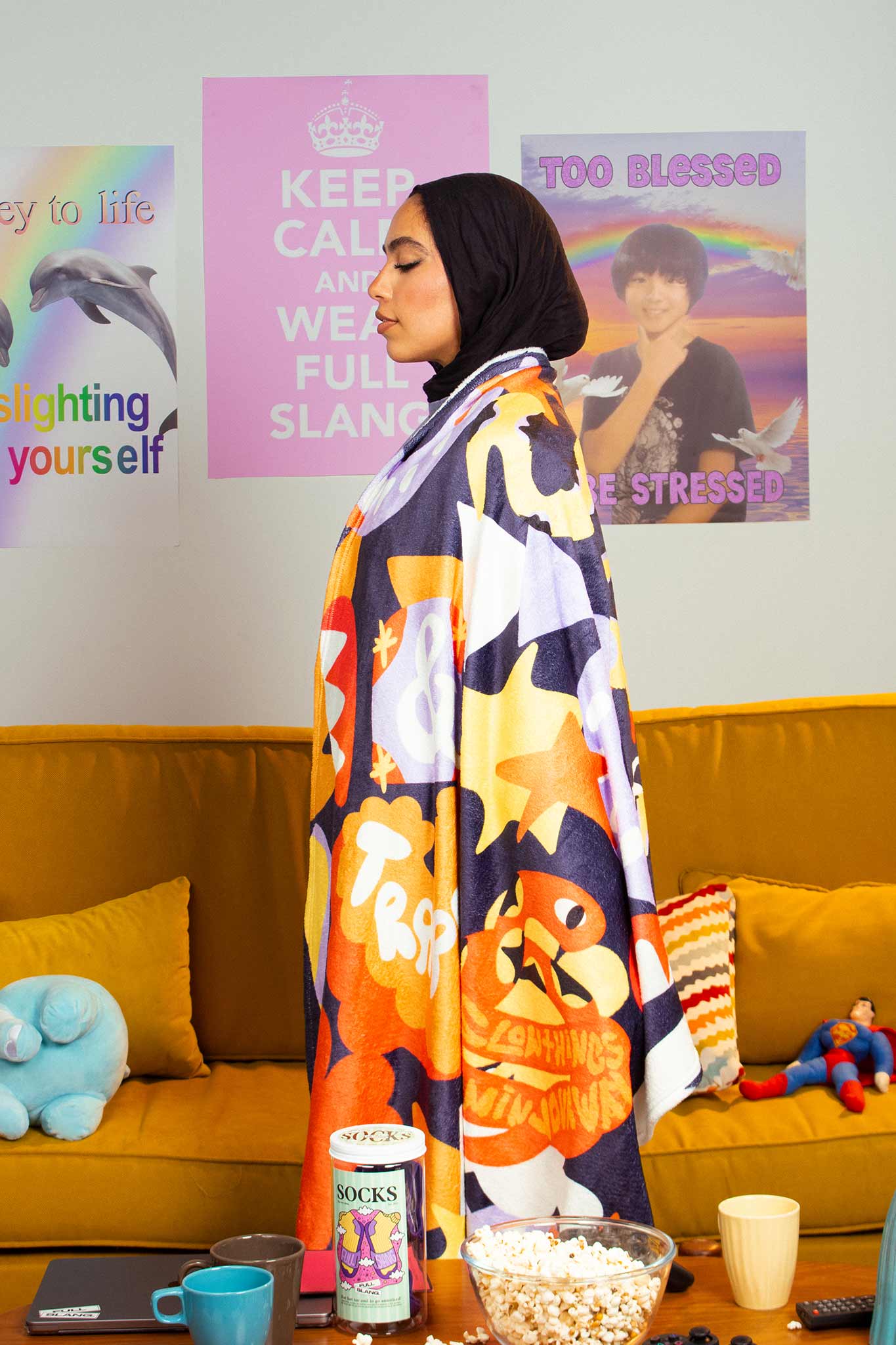 Wrapped & Trapped Blanket